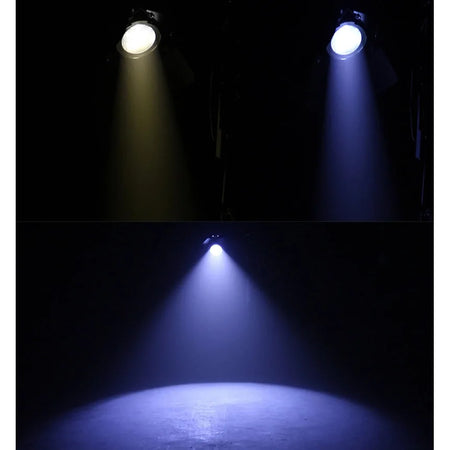 SHEHDS DoZPCOB200WCW - LED COB Zoom Par 200W Bicolor con Barndoors - Tempo Shop