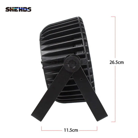 SHEHDS FAP1812D - Mini Par LED 18×12W Plano en Aleación de Aluminio RGBW 4in1 DMX512 - Tempo Shop