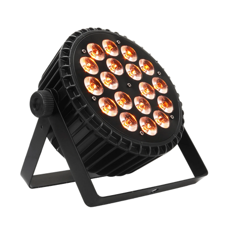 SHEHDS FAP1818F - Mini Par LED Plano en Aleación de Aluminio 18×18W RGBWA+UV - Tempo Shop