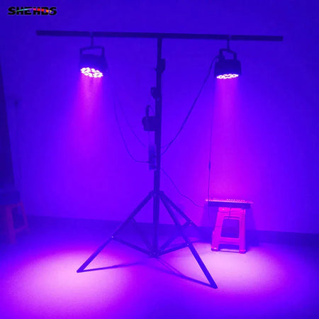 SHEHDS FAP1818F - Mini Par LED Plano en Aleación de Aluminio 18×18W RGBWA+UV - Tempo Shop