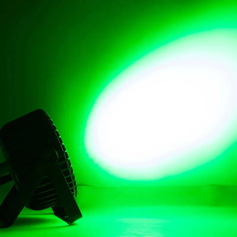 SHEHDS FAP1818F - Mini Par LED Plano en Aleación de Aluminio 18×18W RGBWA+UV - Tempo Shop