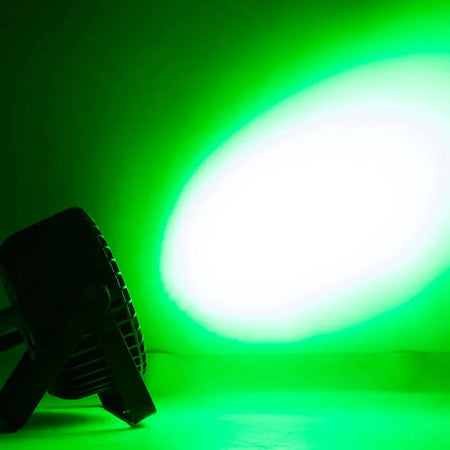 SHEHDS FAP1818F - Mini Par LED Plano en Aleación de Aluminio 18×18W RGBWA+UV - Tempo Shop