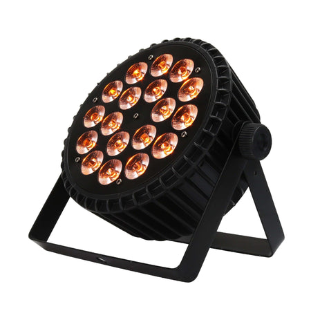 SHEHDS FAP1818F - Mini Par LED Plano en Aleación de Aluminio 18×18W RGBWA+UV - Tempo Shop