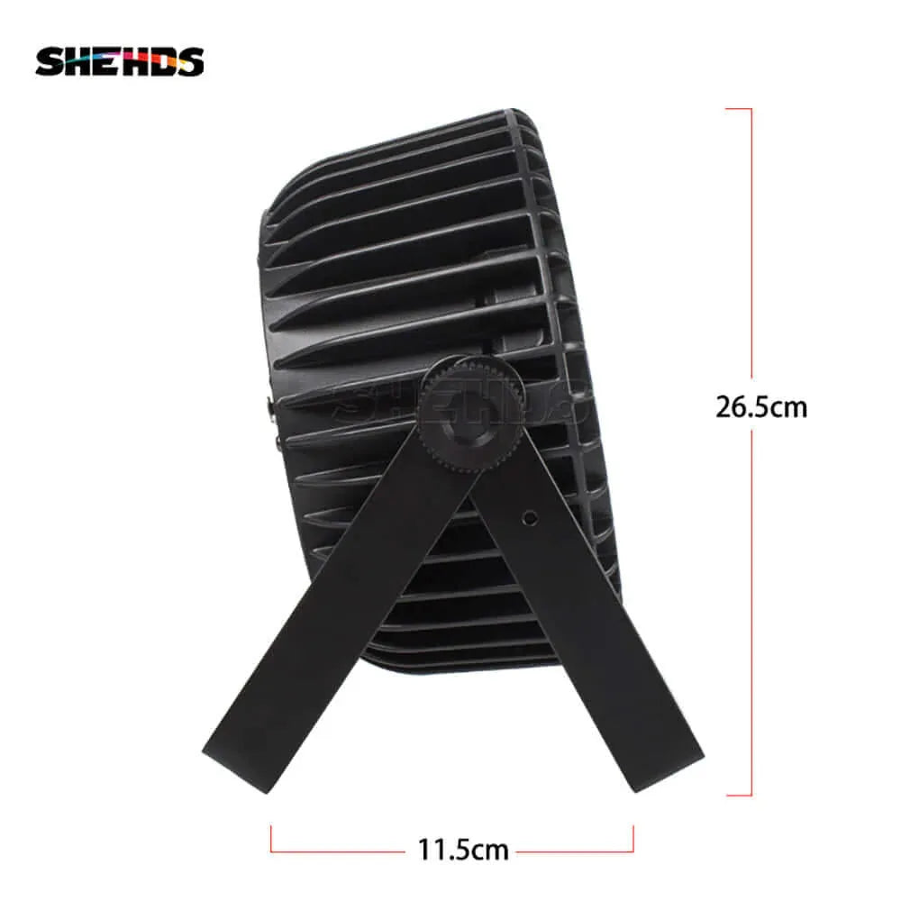 SHEHDS FAP1818F - Mini Par LED Plano en Aleación de Aluminio 18×18W RGBWA+UV - Tempo Shop