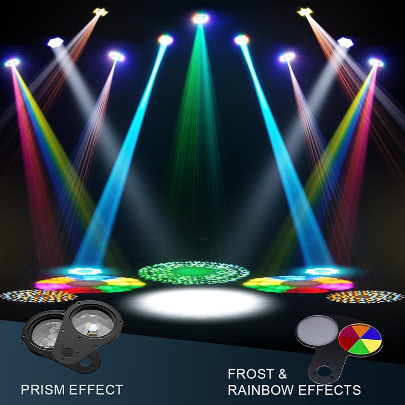 SHEHDS GalaxyJet LED Beam 300W - Cabeza móvil beam LED profesional para DJ, eventos y conciertos - Tempo Shop