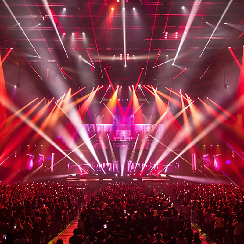 SHEHDS GalaxyJet SH-GALAXY300B - Cabeza móvil LED 300W 3 en 1 Beam, Spot y Wash para escenario, iglesia, directos y eventos -