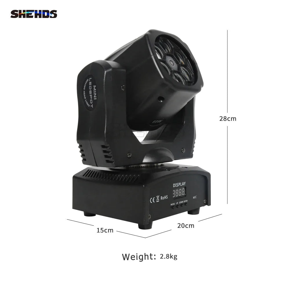 SHEHDS MHLaWa6E - Cabeza móvil JMS WEBB 6×15W Laser+Beam RGBW - Tempo Shop