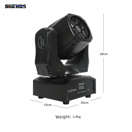 SHEHDS MHLaWa6E - Cabeza móvil JMS WEBB 6×15W Laser+Beam RGBW - Tempo Shop