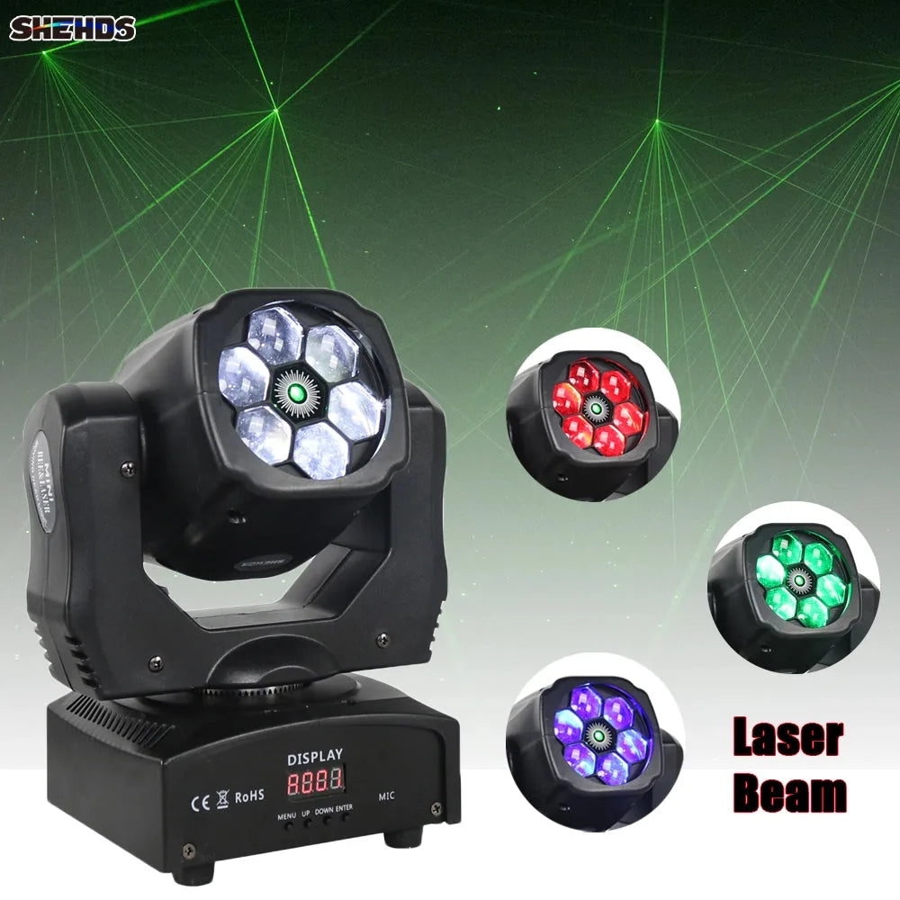 SHEHDS MHLaWa6E - Cabeza móvil JMS WEBB 6×15W Laser+Beam RGBW - Tempo Shop