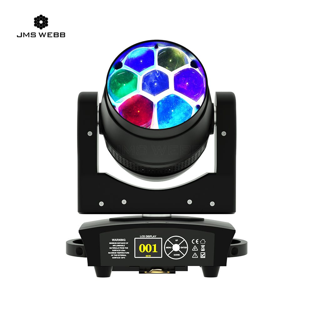 SHEHDS MNBWBE0740D - JMS WEBB Small Bee Eye 7×40 W RGBW Moving Head Zoom & Beam & Wash - Tempo Shop