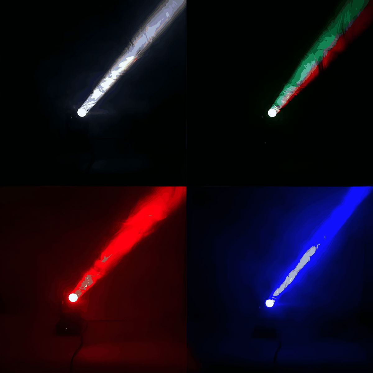 Cabeza móvil Mini Beam & Spot LED 10W RGBW - Tempo Shop