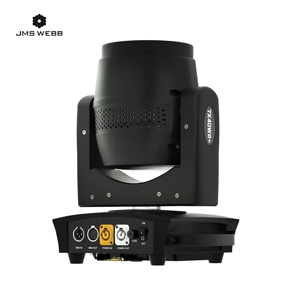 SHEHDS MNZBW0740D - JMS WEBB Small Bee Eye 7×40W RGBW Moving Head Wash & Zoom - Tempo Shop