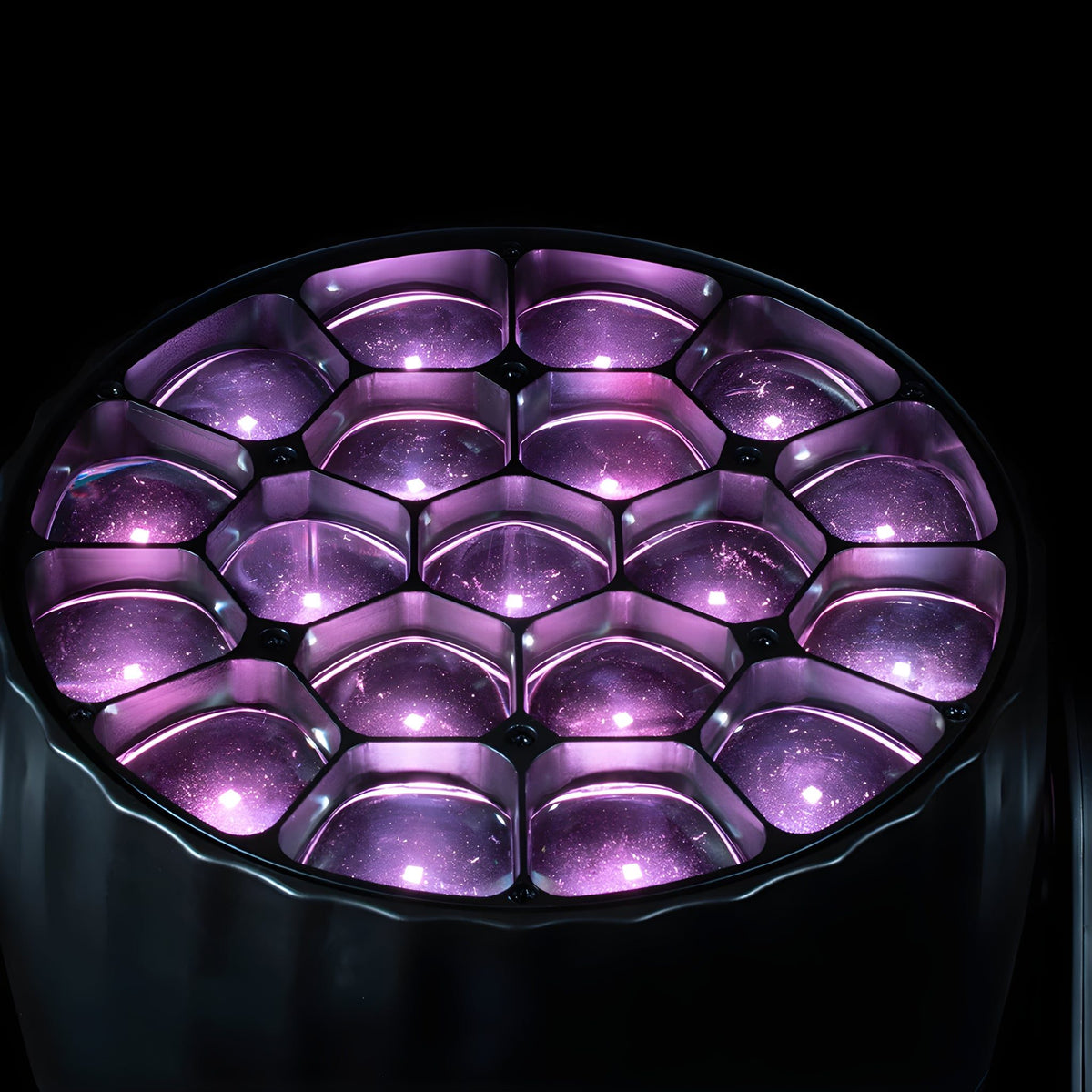 Cabeza móvil Beam & Wash Ojos de Abeja LED 19x20W RGBW - Tempo Shop