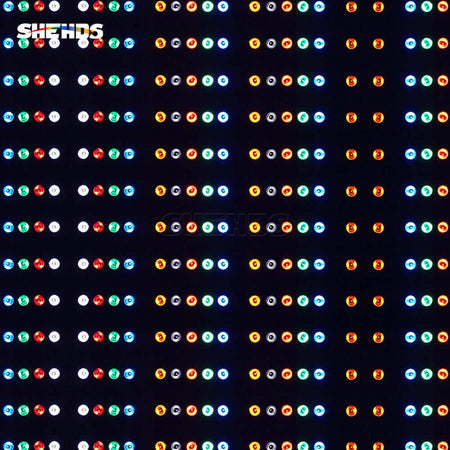 SHEHDS NPOWW1818F - Patchwork Wall Wash LED 18×18W RGBWA+UV con Ventilación Recirculante - Tempo Shop