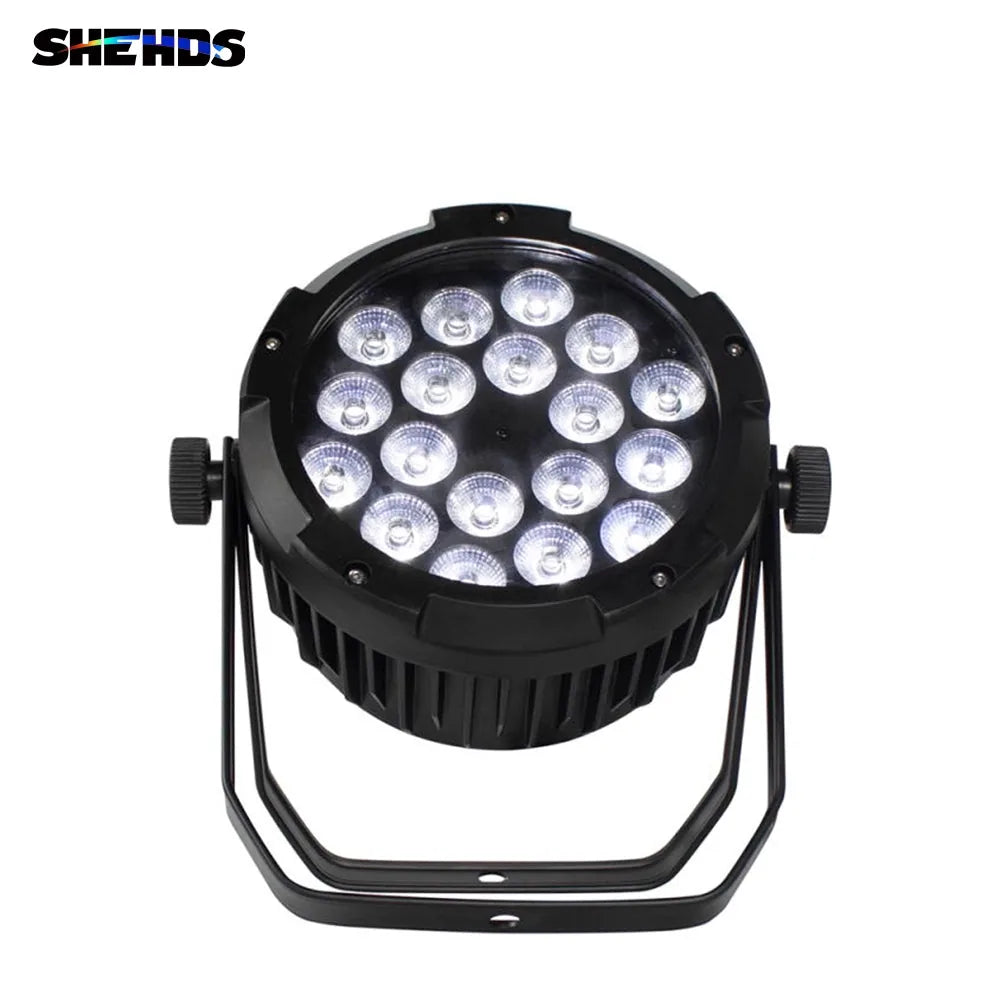 SHEHDS NWaFAP1818F - Foco Par LED Impermeable 18×18W RGBWA+UV 6in1 IP65 - Tempo Shop