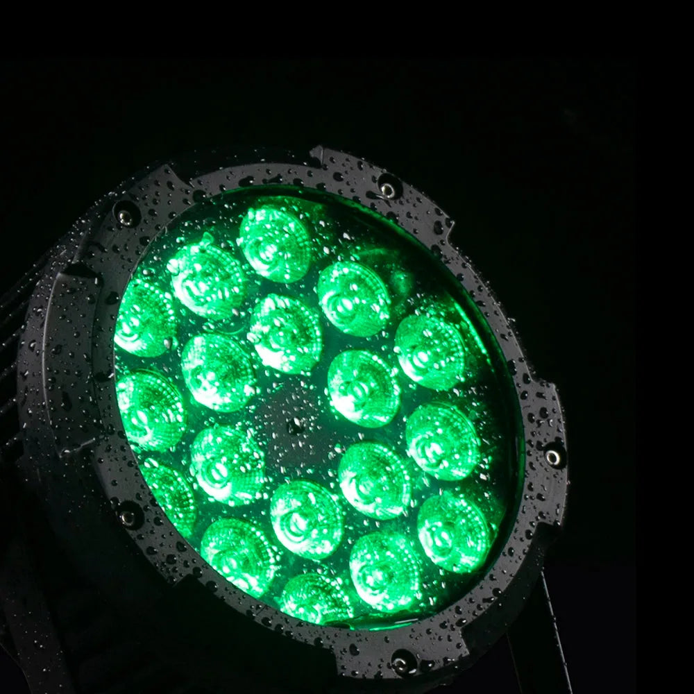 SHEHDS NWaFAP1818F - Foco Par LED Impermeable 18×18W RGBWA+UV 6in1 IP65 - Tempo Shop