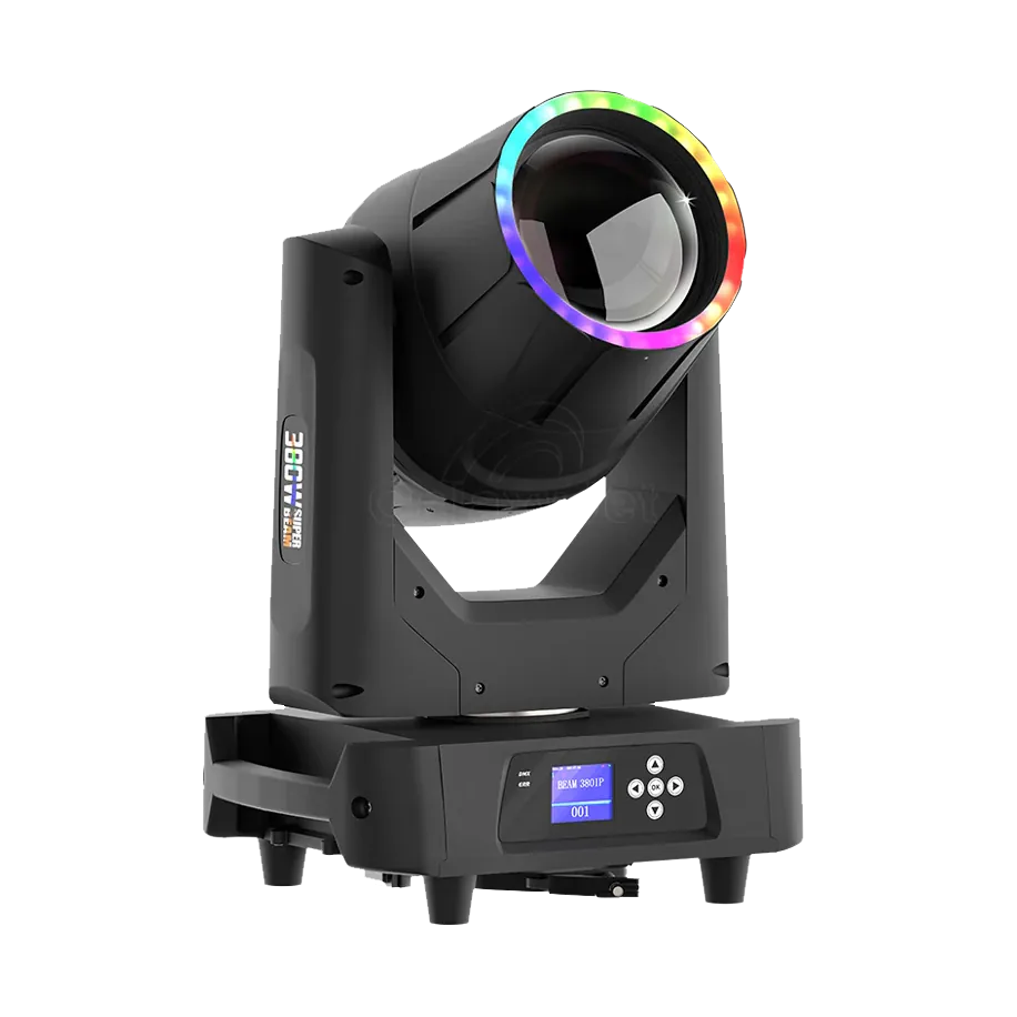 SHEHDS SHE-WARBB380W19R GalaxyJet - Cabeza móvil beam IP65 de 380 W con anillo LED - Tempo Shop