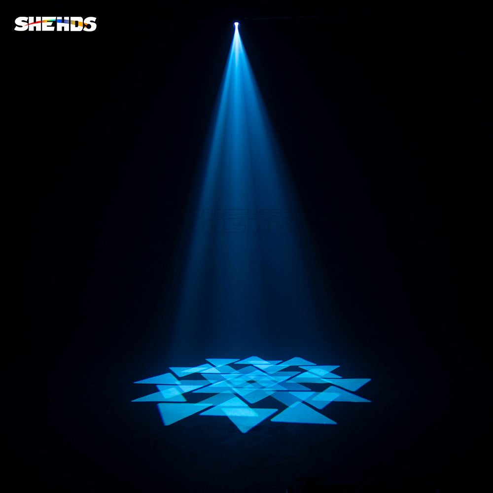 SHEHDS SpCMH100W – Spot Móvil LED 100 W con 6 Prismas, Anillo LED y Pantalla LCD - Tempo Shop