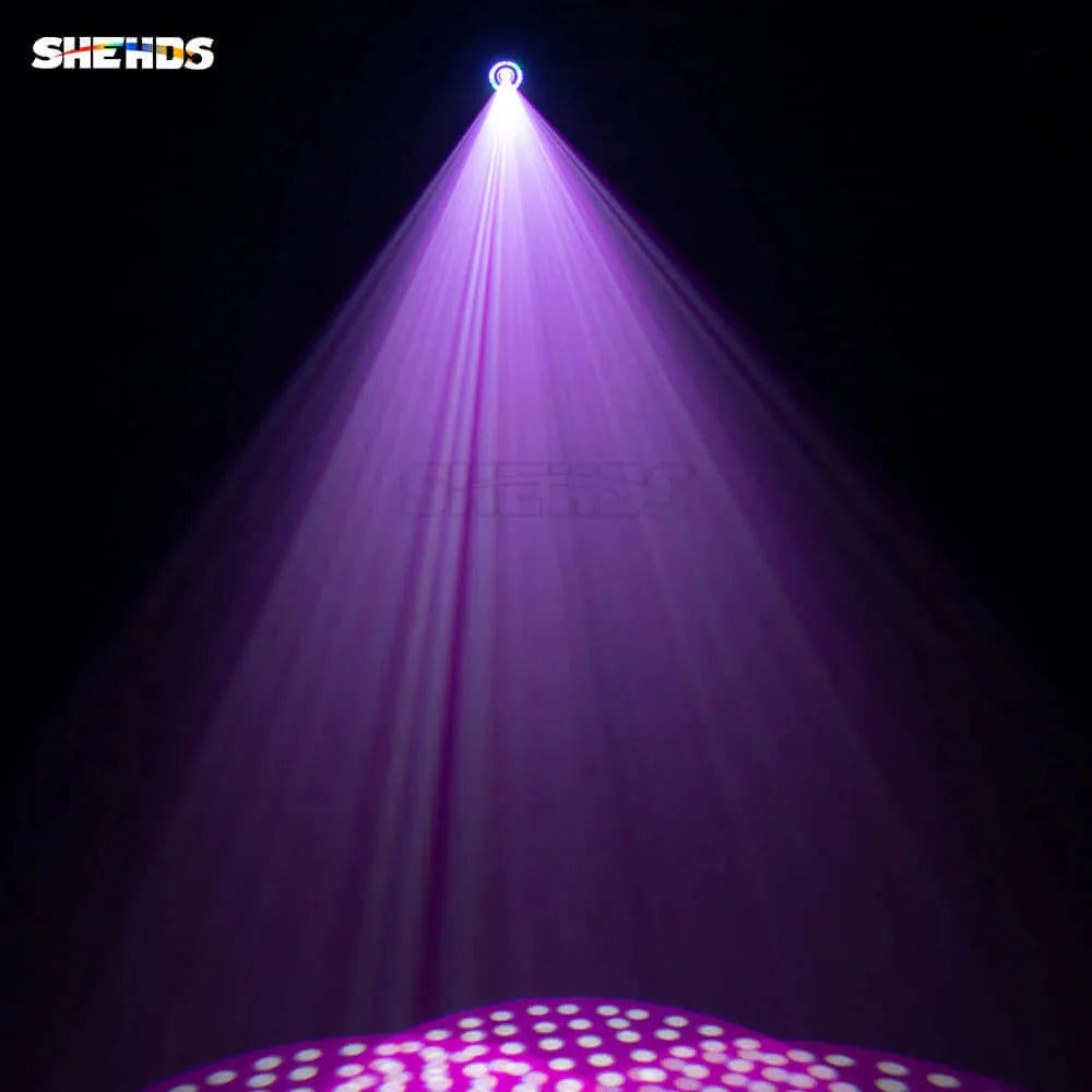 SHEHDS SpCMH100W – Spot Móvil LED 100 W con 6 Prismas, Anillo LED y Pantalla LCD - Tempo Shop