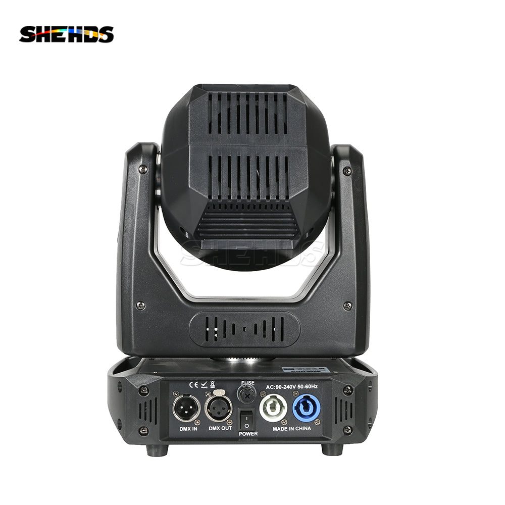 SHEHDS SpCMH100W – Spot Móvil LED 100 W con 6 Prismas, Anillo LED y Pantalla LCD - Tempo Shop