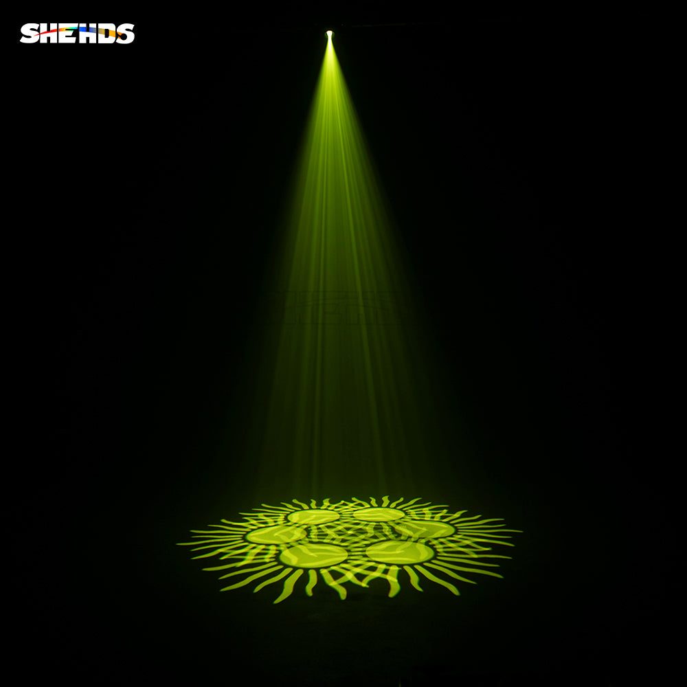 SHEHDS SpCMH100W – Spot Móvil LED 100 W con 6 Prismas, Anillo LED y Pantalla LCD - Tempo Shop