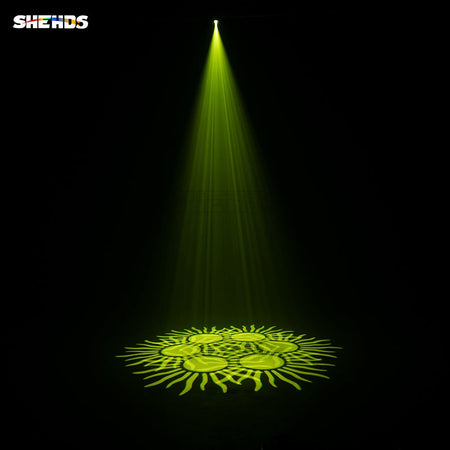 SHEHDS SpCMH100W – Spot Móvil LED 100 W con 6 Prismas, Anillo LED y Pantalla LCD - Tempo Shop