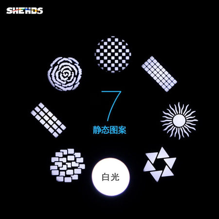 SHEHDS SpMH100W - Cabeza móvil Spot LED 100 W con 6 Prismas y Gobo - Tempo Shop