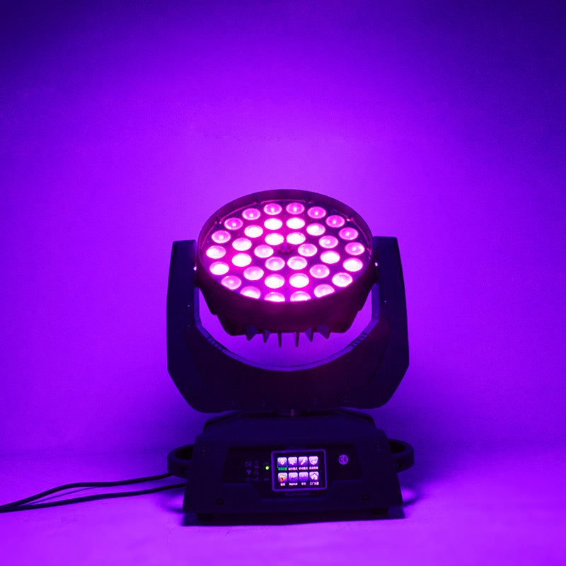 SHEHDS WZMH3618F – Moving Head Wash & Zoom 36×18W RGBWA+UV - Tempo Shop