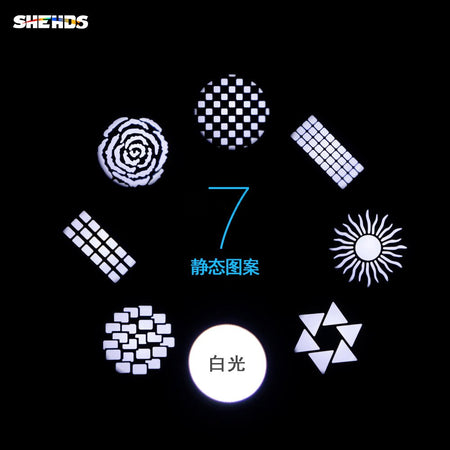 SHEHDS SpMH100W - Cabeza móvil Spot LED 100 W con 6 Prismas y Gobo - Tempo Shop