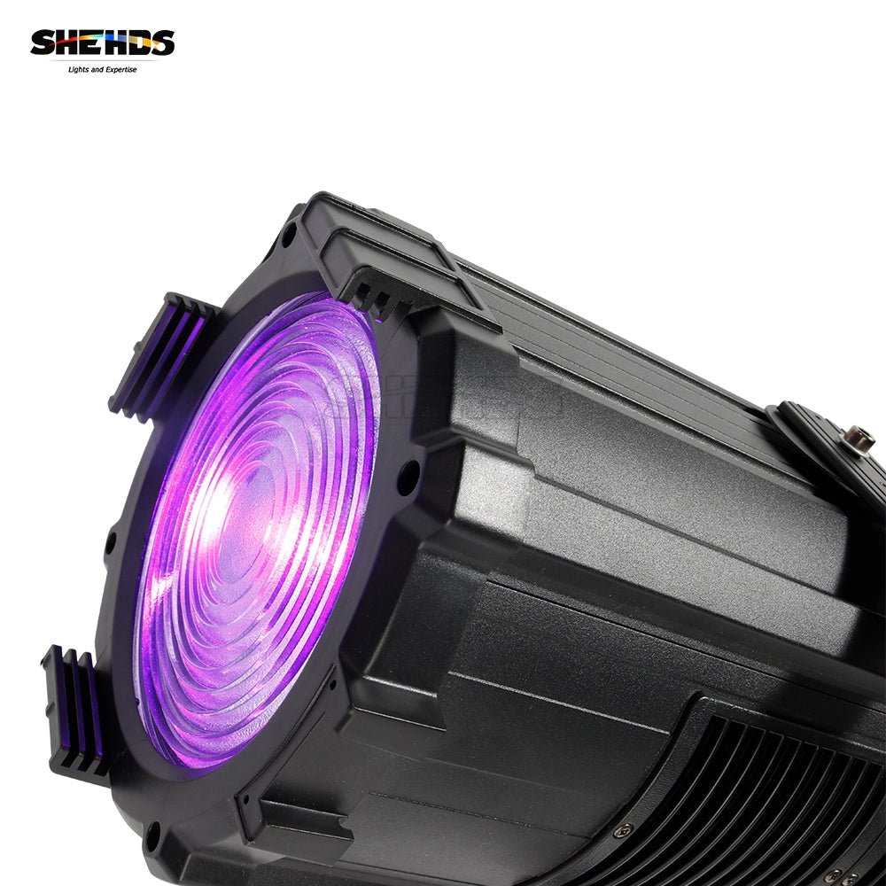 SHEHDS Thea250WWC - Foco LED Spotlight 250W Cool & Warm White con Barndoors - Tempo Shop