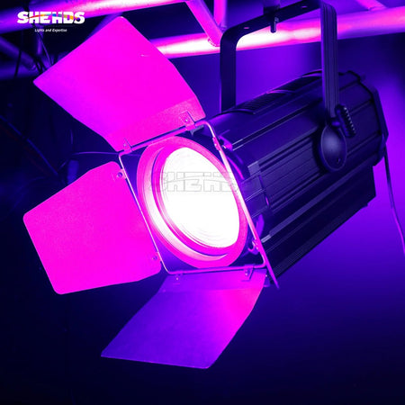 SHEHDS Thea250WWC - Foco LED Spotlight 250W Cool & Warm White con Barndoors - Tempo Shop