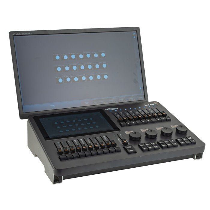 Showtec LAMPY 20 2U - Consola DMX con 20 faders y 2 Universos - Tempo Shop