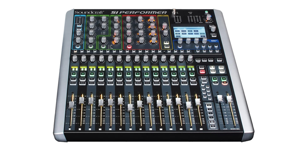 Soundcraft Si Performer 1 - Mesa de mezclas con controlador de iluminación incorporado