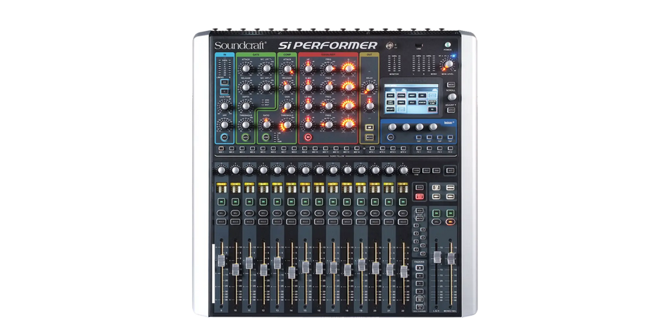 Soundcraft Si Performer 1 - Mesa de mezclas con controlador de iluminación incorporado