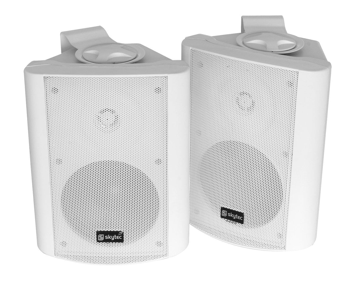 Skytec ODS50W - Conjunto de altavoces stereo, 2 - vias, 100W max, Blanco - Pareja - Tempo Shop