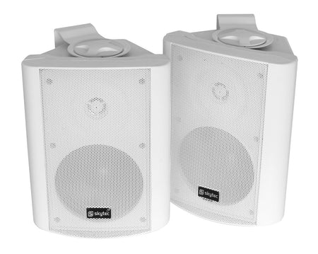 Skytec ODS50W - Conjunto de altavoces stereo, 2 - vias, 100W max, Blanco - Pareja - Tempo Shop