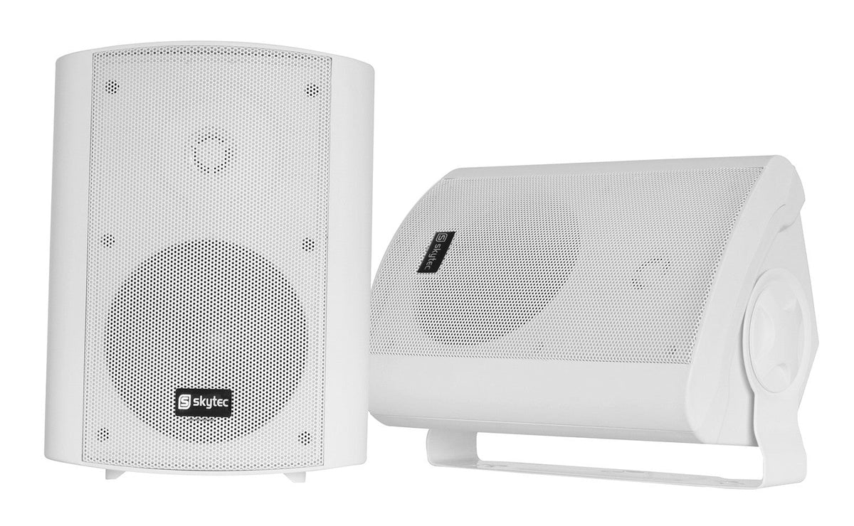 Skytec ODS50W - Conjunto de altavoces stereo, 2 - vias, 100W max, Blanco - Pareja - Tempo Shop