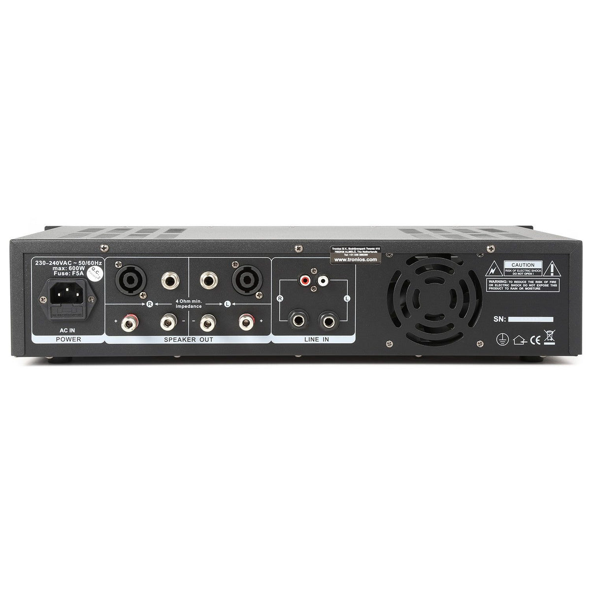 Skytec SKY-240B - Amplificador de sonido 2x 120W Negro - Tempo Shop