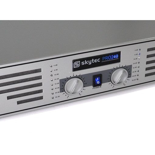 Skytec SKY-240S - Amplificador PA 2x 120W semiprofesional - Tempo Shop