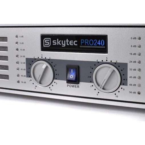 Skytec SKY-240S - Amplificador PA 2x 120W semiprofesional - Tempo Shop