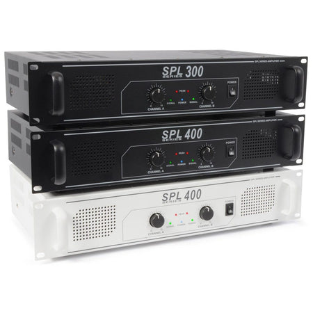 Skytec SPL 300 - Amplificador 2x 150W Negro - Tempo Shop