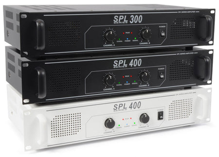 Skytec SPL 300 - Amplificador 2x 150W Negro - Tempo Shop