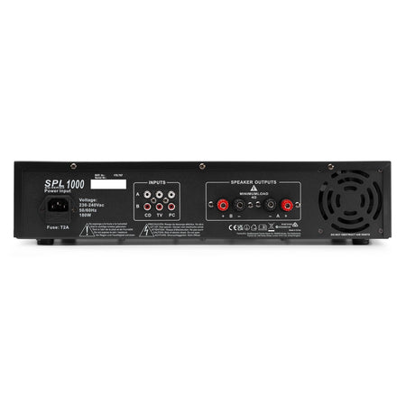 Skytec SPL1000EQ - Amplificador 2x 500W con ecualizador - Tempo Shop