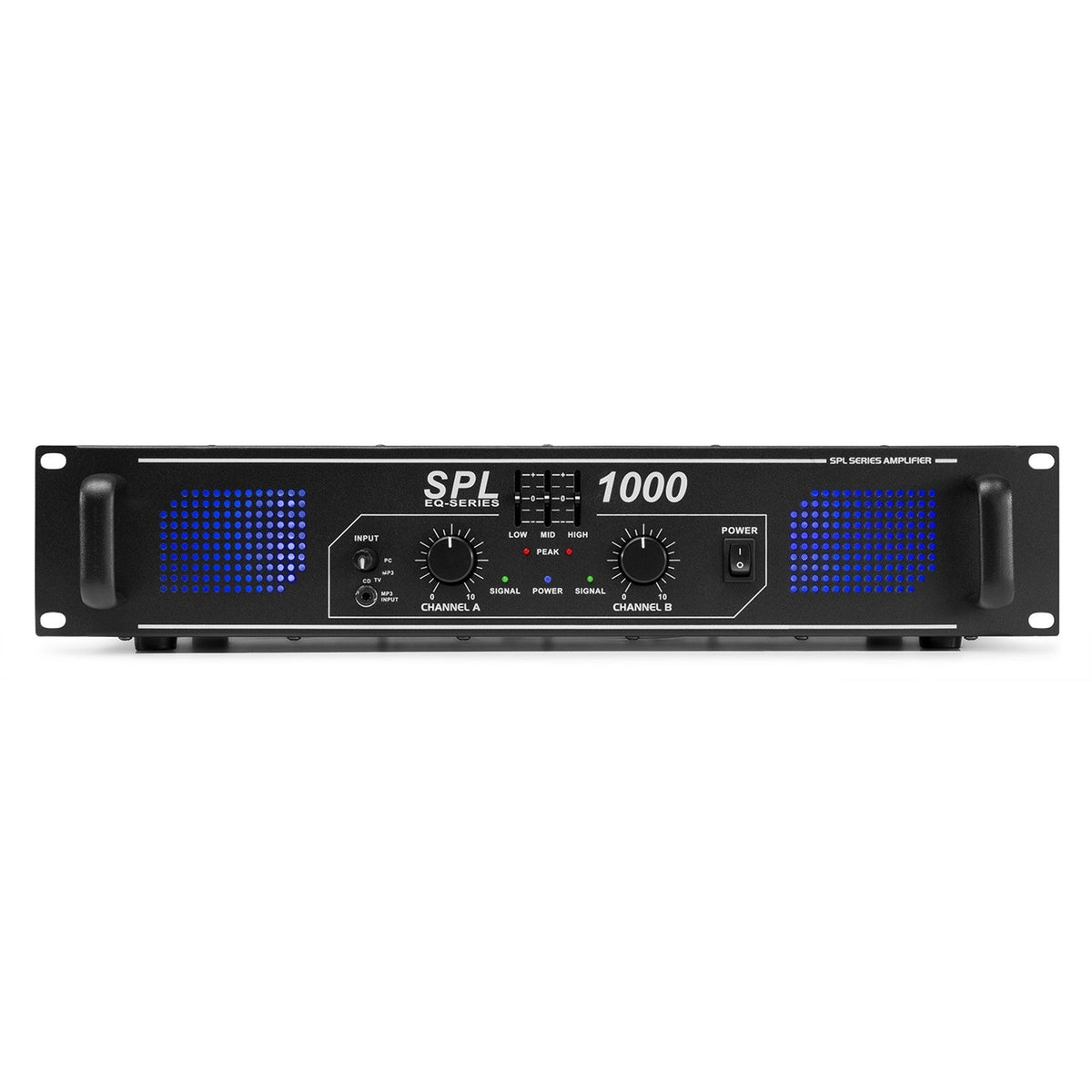 Skytec SPL1000EQ - Amplificador 2x 500W con ecualizador - Tempo Shop