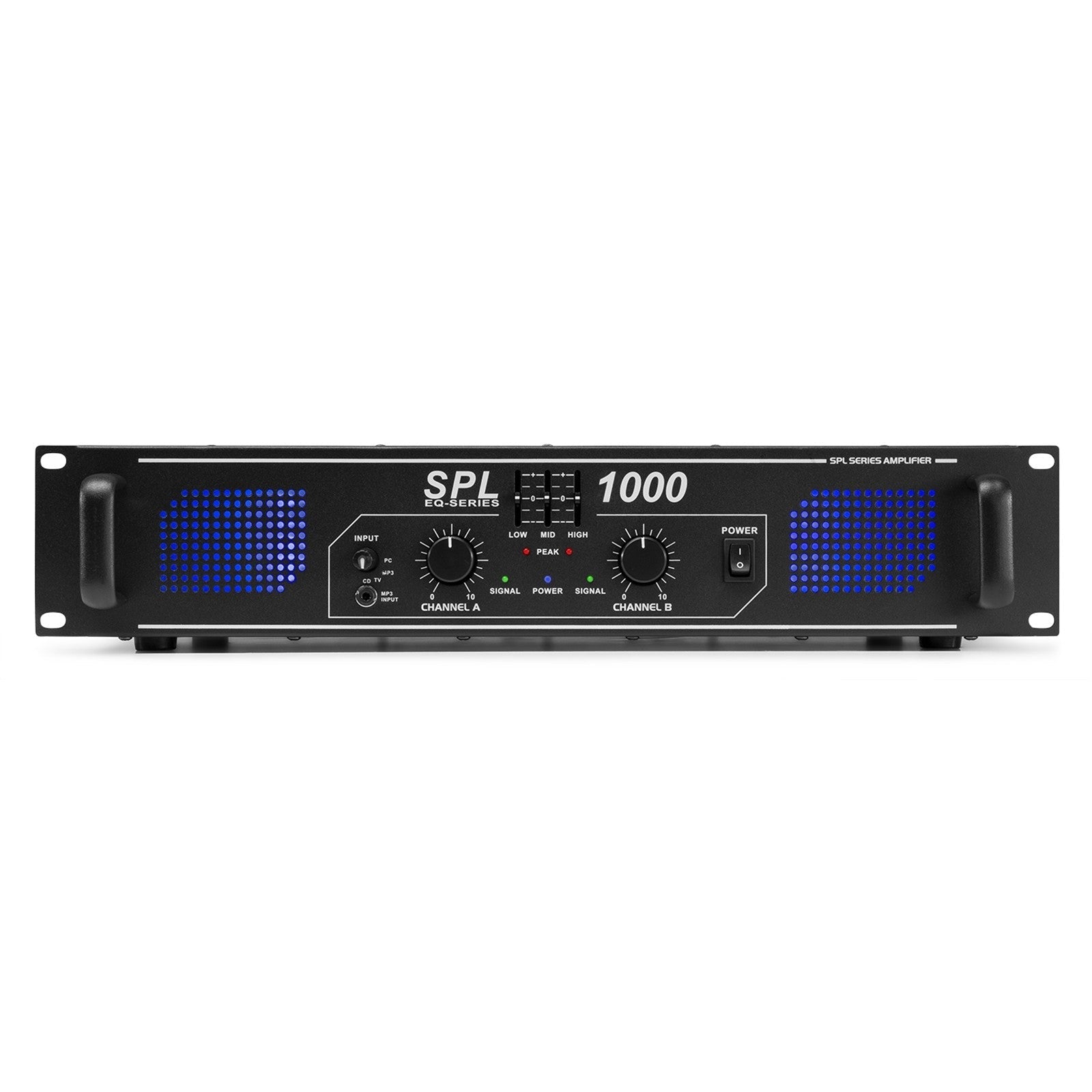 Skytec SPL1000EQ - Amplificador 2x 500W con ecualizador - Tempo Shop