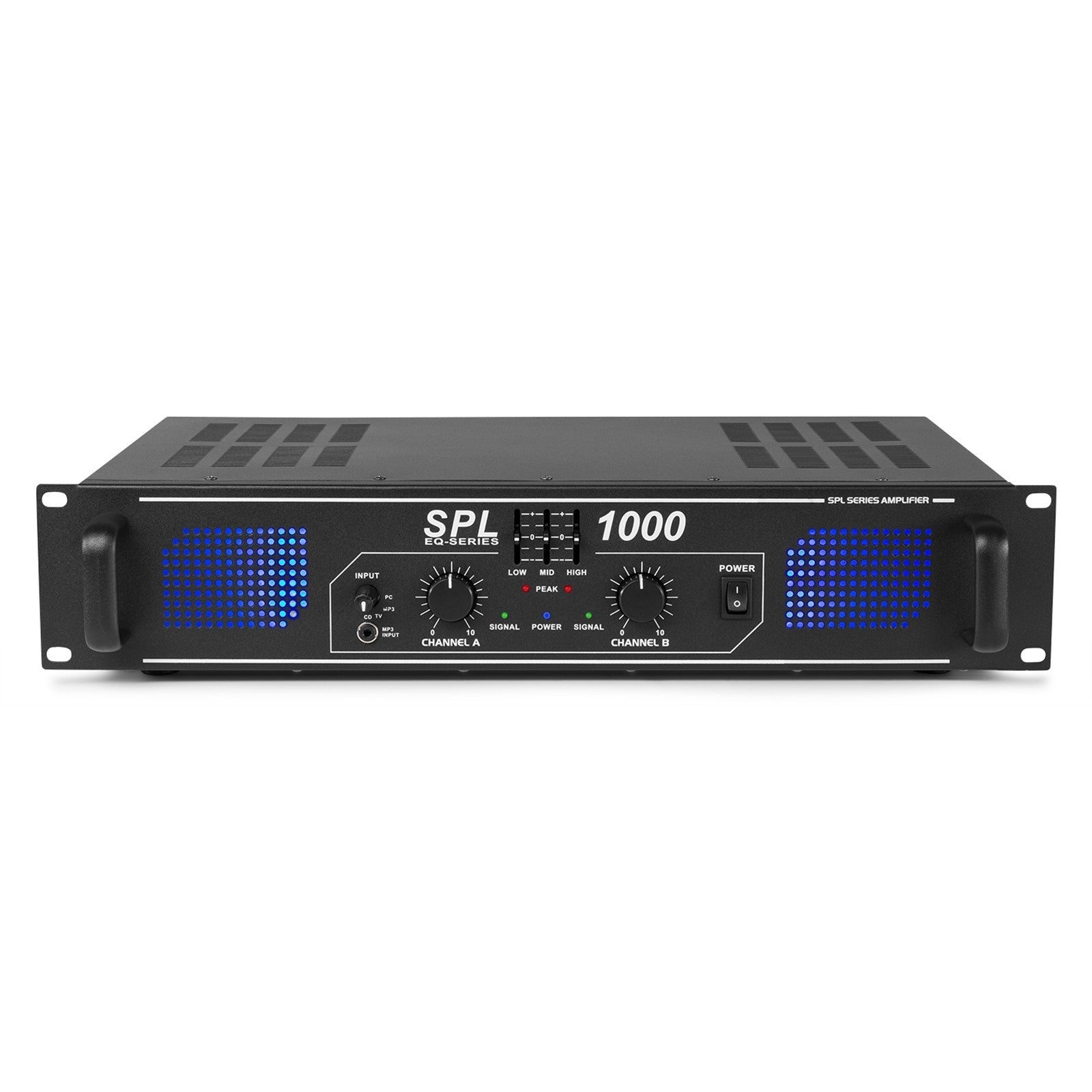 Skytec SPL1000EQ - Amplificador 2x 500W con ecualizador - Tempo Shop