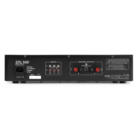 Skytec SPL500EQ - Amplificador 2x 250W con ecualizador - Tempo Shop