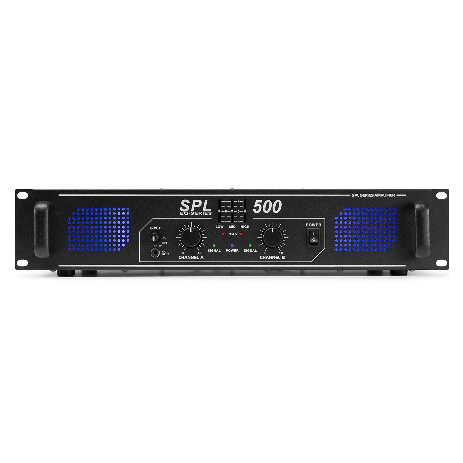 Skytec SPL500EQ - Amplificador 2x 250W con ecualizador - Tempo Shop