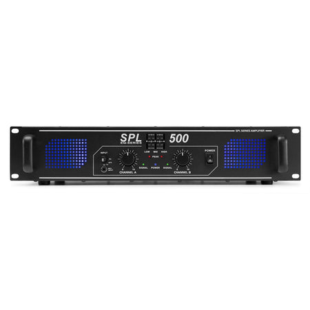 Skytec SPL500EQ - Amplificador 2x 250W con ecualizador - Tempo Shop