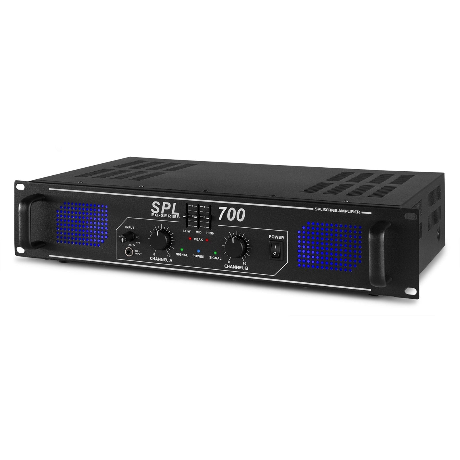 Skytec SPL700EQ - Amplificador 2x 350W con ecualizador - Tempo Shop
